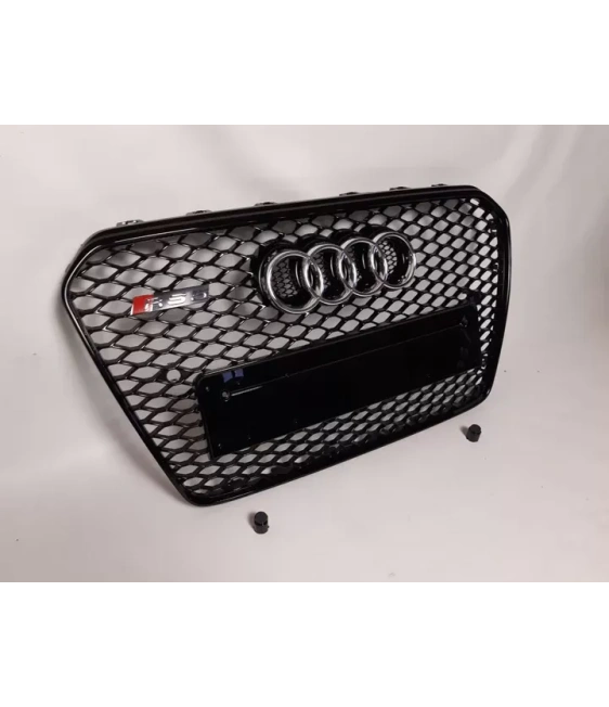 奥迪 RS5 黑色前保险杠散热器格栅，适用于 2012-2015 年款奥迪 A5 Audi, Audi A5 2011-2016 (8T) Audi