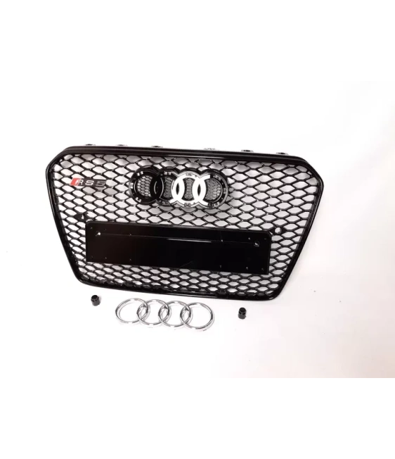 Audi RS5 BLACK främre stötfångare kylargrill för Audi A5 2012-2015 Audi, Audi A5 2011-2016 (8T) Audi