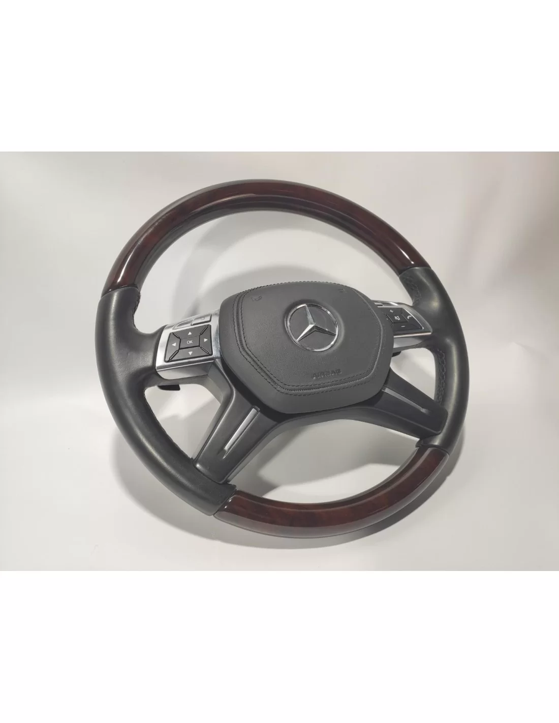  - Steering Wheels - Mercedes-Benz ML GL G-Klass E-Klass W212 W463 W166 X166 Ratt Trä - 2 - Köp Mercedes-Benz ML GL G-Klass E-Kl