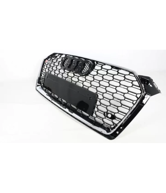 För Audi A5 S5 2016+ F5 bikakegrill RS5 Quattro optik krom Audi, Audi A5 2016-2019 (F5) Audi För Audi A5 S5 2016+ F5 bikakegrill RS5 Quattro optik krom Audi, Audi A5 2016-2019 (F5) Audi