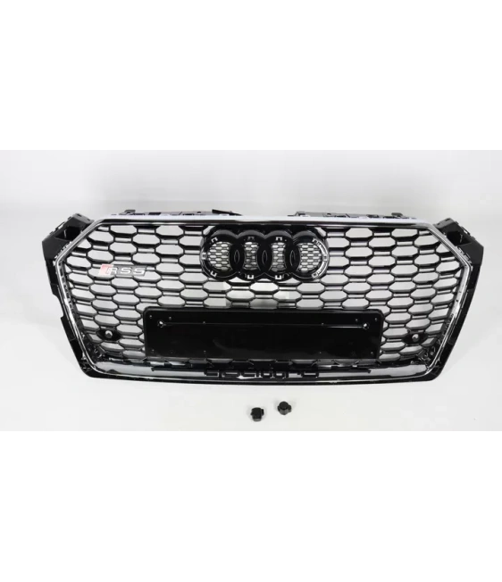 Dla Audi A5 S5 2016+ F5 kratka o strukturze plastra miodu RS5 Quattro optics chrom Audi, Audi A5 2016-2019 (F5) Audi Dla Audi A5 S5 2016+ F5 kratka o strukturze plastra miodu RS5 Quattro optics chrom Audi, Audi A5 2016-2019 (F5) Audi