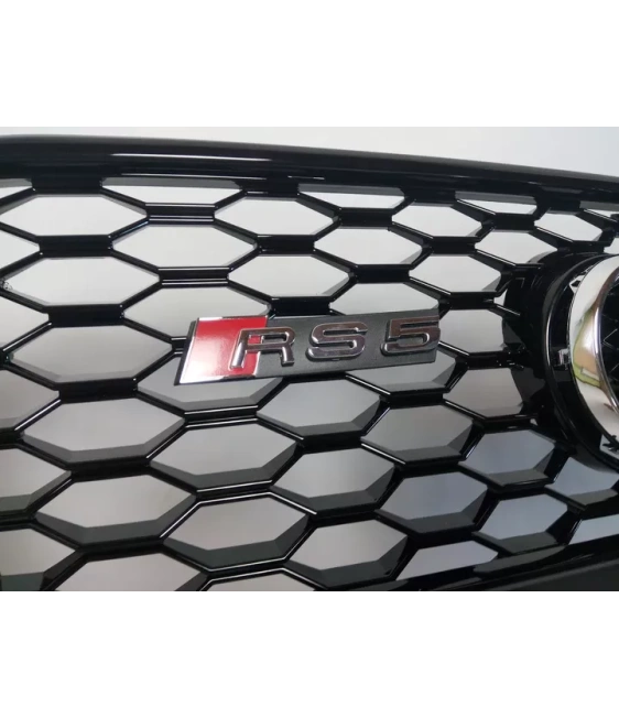 奥迪 A5 8T 2008-2011 格栅蜂窝状格栅 RS5 黑色 Quattro 前格栅 Audi, Audi A5 2007-2011 (8T) Audi