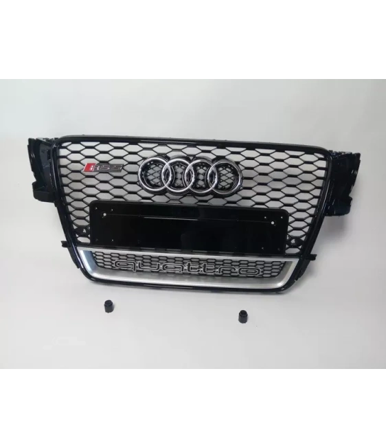 奥迪 A5 8T 2008-2011 格栅蜂窝状格栅 RS5 黑色 Quattro 前格栅 Audi, Audi A5 2007-2011 (8T) Audi