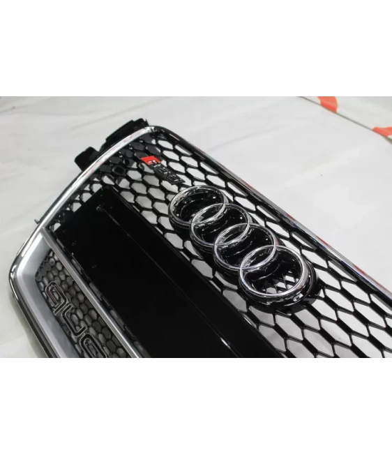 奥迪 A5 8T 2008-2011 格栅蜂窝状格栅 RS5 Chrome Quattro 前格栅 Audi, Audi A5 2007-2011 (8T) Audi