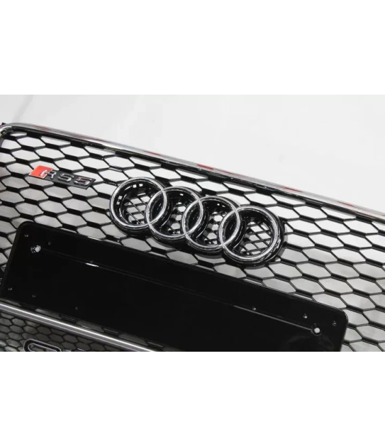 奥迪 A5 8T 2008-2011 格栅蜂窝状格栅 RS5 Chrome Quattro 前格栅 Audi, Audi A5 2007-2011 (8T) Audi