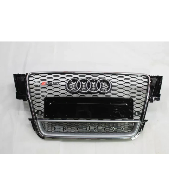 奥迪 A5 8T 2008-2011 格栅蜂窝状格栅 RS5 Chrome Quattro 前格栅 Audi, Audi A5 2007-2011 (8T) Audi