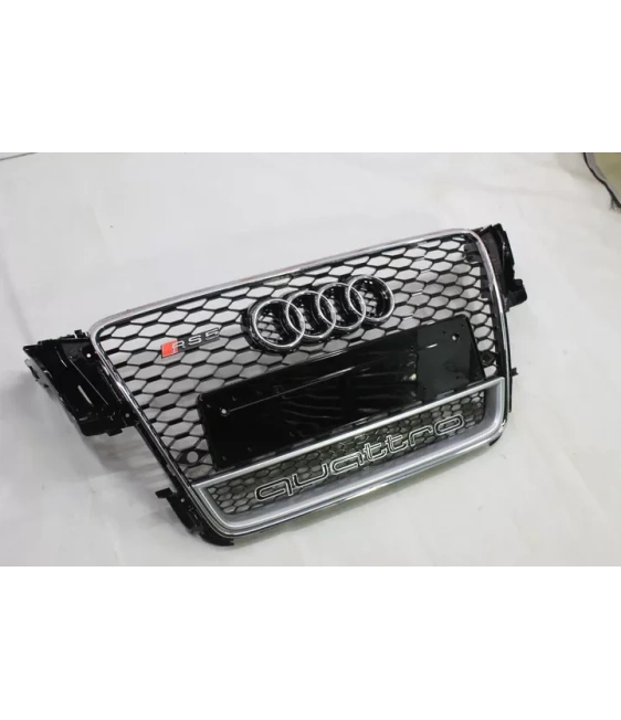 奥迪 A5 8T 2008-2011 格栅蜂窝状格栅 RS5 Chrome Quattro 前格栅 Audi, Audi A5 2007-2011 (8T) Audi
