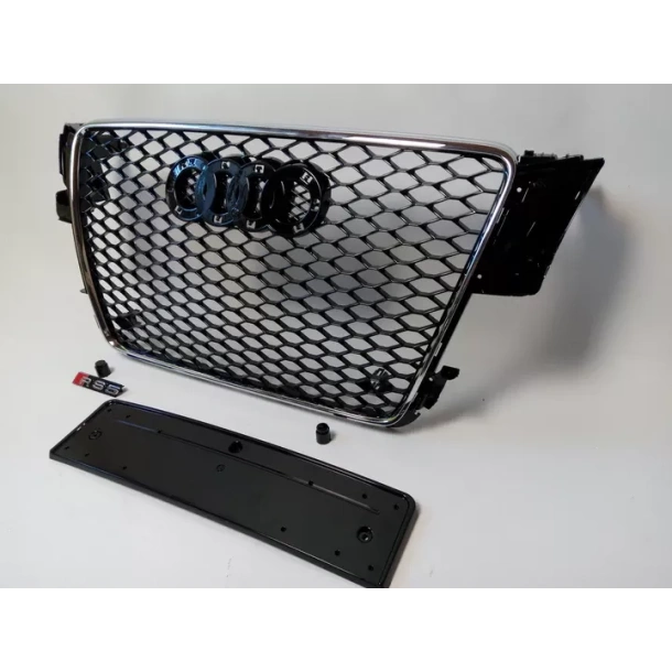 Audi A5 8T 2008-2011 Kühlergrill Wabengrill Frontgrill in RS5 Chrom Stil Audi, Audi A5 2007-2011 (8T) Audi