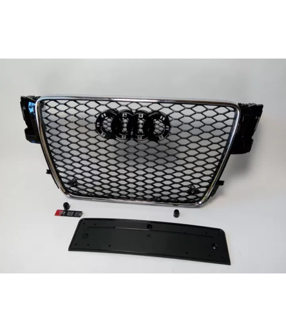 アウディ A5 8T 2008-2011 グリル ハニカム グリル フロント グリル RS5 クローム スタイル Audi, Audi A5 2007-2011 (8T) Audi アウディ A5 8T 2008-2011 グリル ハニカム グリル フロント グリル RS5 クローム スタイル Audi, Audi A5 2007-2011 (8T) Audi