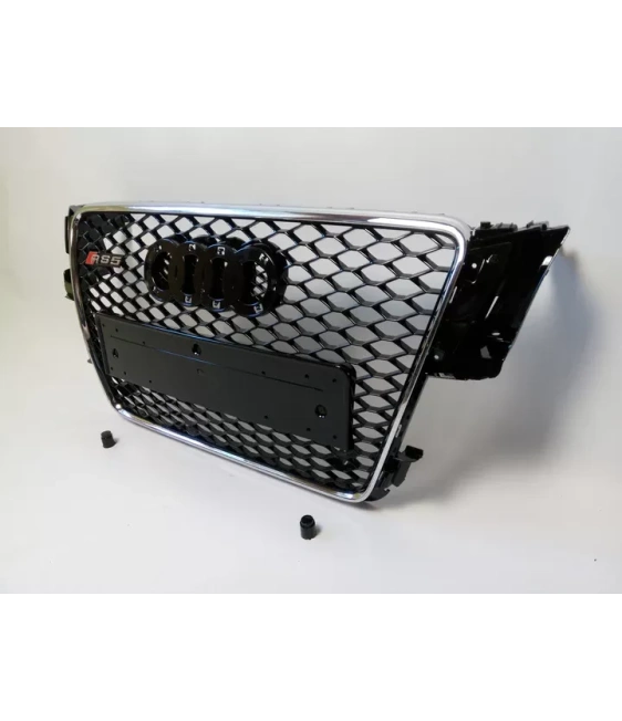 Audi A5 8T 2008-2011 grille honeycomb grille front grille in RS5 chrome style Audi, Audi A5 2007-2011 (8T) Audi Audi A5 8T 2008-2011 grille honeycomb grille front grille in RS5 chrome style Audi, Audi A5 2007-2011 (8T) Audi