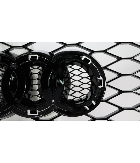  - Audi - 奥迪 A6 C7 2012-2015 散热器格栅 RS6 Quattro 光学黑 - 7 - ❗️⭐️TOP OFFER on RS6 Black Quattro Style, ♨️Beste Quality！Fast Versand✈