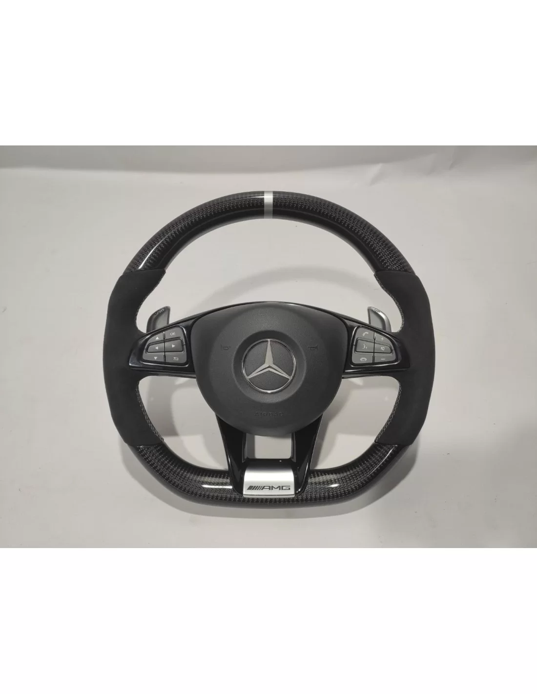 - Steering Wheels - Kierownica Mercedes-Benz GLE GLC GLS W205 Carbon Alcantara - 1 - Kierownica Mercedes-Benz GLE GLC GLS W205   - Steering Wheels - Kierownica Mercedes-Benz GLE GLC GLS W205 Carbon Alcantara - 1 - Kierownica Mercedes-Benz GLE GLC GLS W205