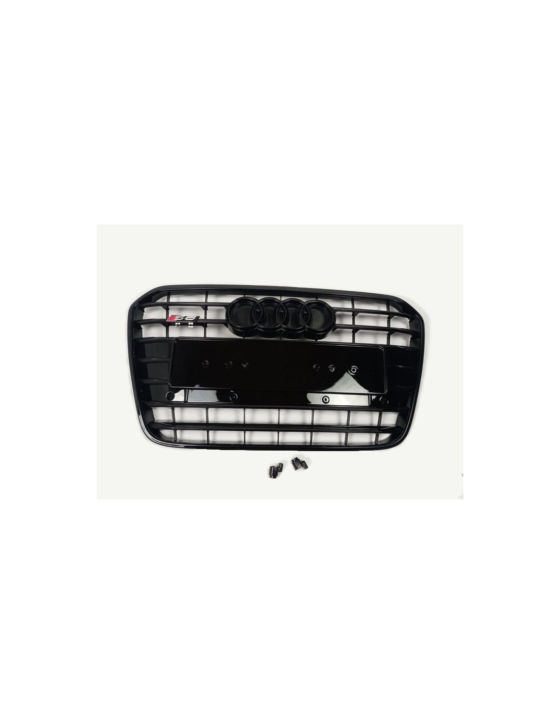  - Audi - Pour Audi A6 C7 2012-2015 Grille avant Grille de radiateur Grille S6 optique Noir - 1 - ❗️⭐️TOP OFFRE sur le S6 Black 