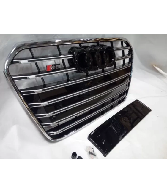 - Audi - Voor Audi A6 C7 2012-2015 Voorgrille Grill Radiator grille S6 optiek Chrome - 4 - ❗️⭐️TOP AANBIEDING op S6 Chrome Styl - Audi - Voor Audi A6 C7 2012-2015 Voorgrille Grill Radiator grille S6 optiek Chrome - 4 - ❗️⭐️TOP AANBIEDING op S6 Chrome Styl