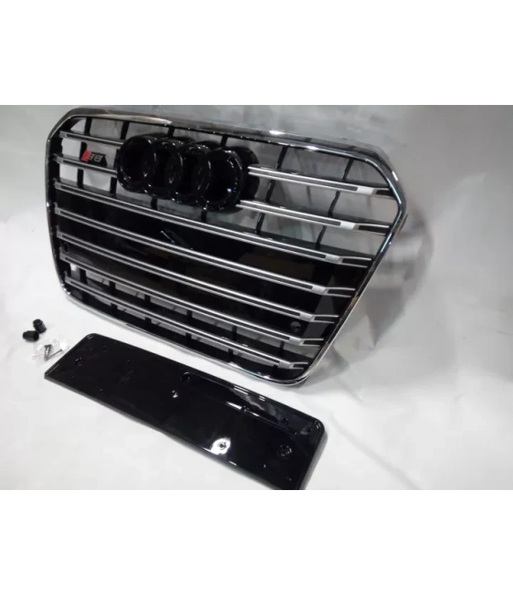 - Audi - Voor Audi A6 C7 2012-2015 Voorgrille Grill Radiator grille S6 optiek Chrome - 2 - ❗️⭐️TOP AANBIEDING op S6 Chrome Styl - Audi - Voor Audi A6 C7 2012-2015 Voorgrille Grill Radiator grille S6 optiek Chrome - 2 - ❗️⭐️TOP AANBIEDING op S6 Chrome Styl